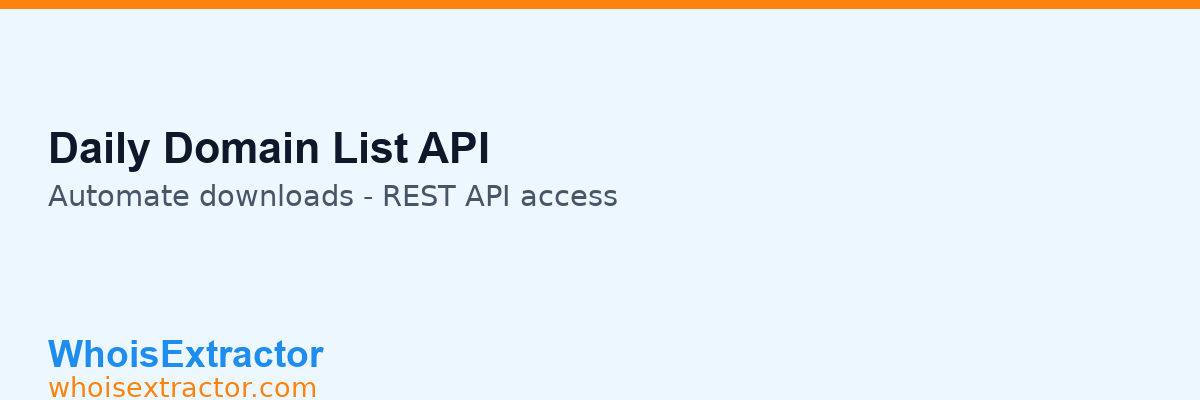 Daily Registered Domains [WITH API] - [NO-WHOIS]