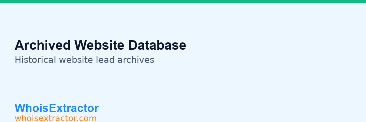 Old Website Detailed Data